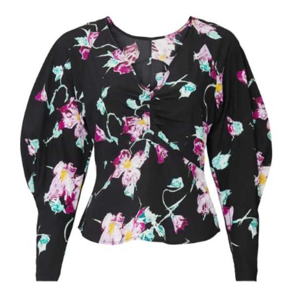 ALC Millie Silk Blend Floral Top - Picture 2 of 4